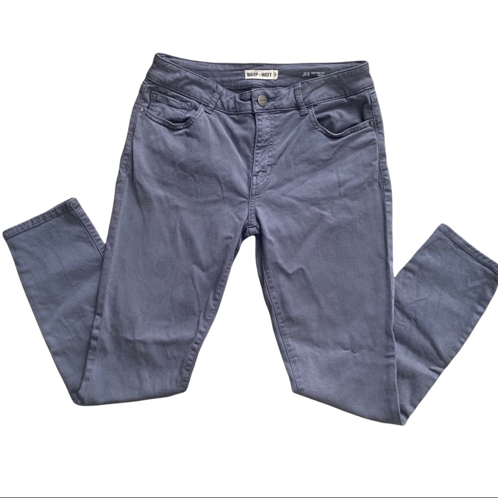 Warp + Weft‎ JFK New York City Skinny Denim Lilac Jeans Size 29